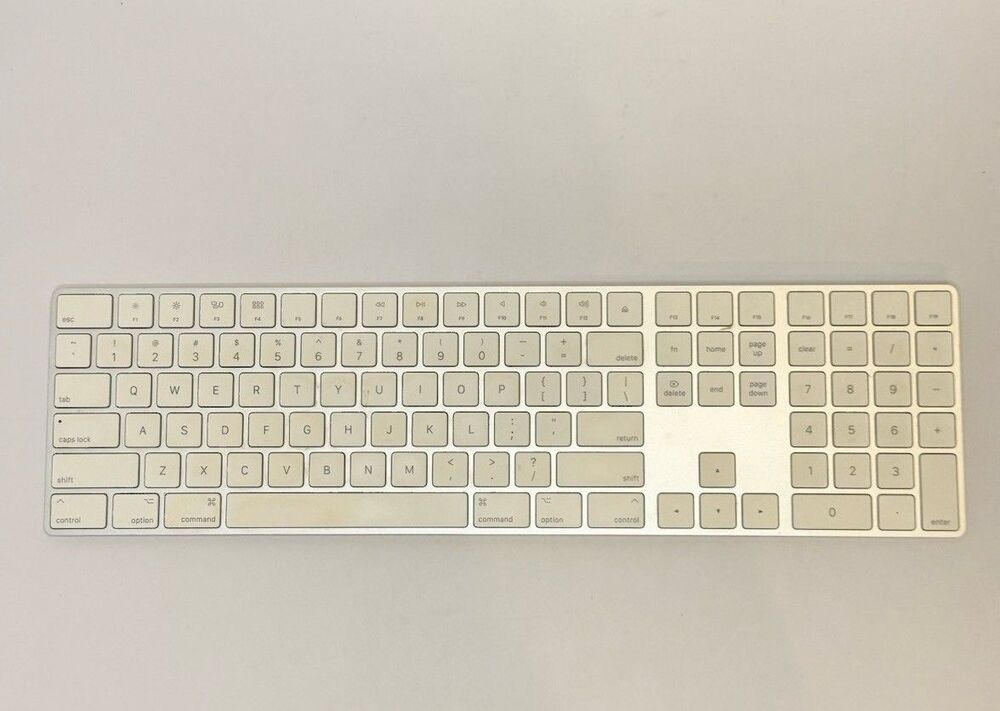 Apple Wireless Magic Keyboard with Numeric Pad Silver A1843